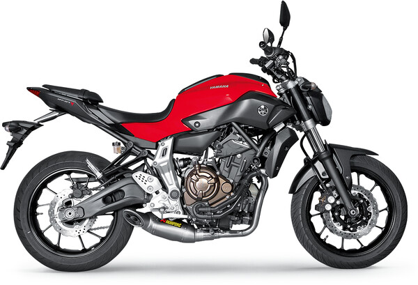 Sistema de escape AKRAPOVIC
EXHAUST RAC SS/TI YAMAHA MT-07 Homologado