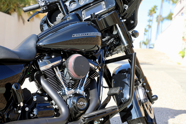 Protector de motor Twin Peaks LA CHOPPERS ENGINE GUARD TWN PKS BLK