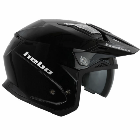 Hebo CASCO ZONE 5 MONOCOLOR NEGRO BRILLO