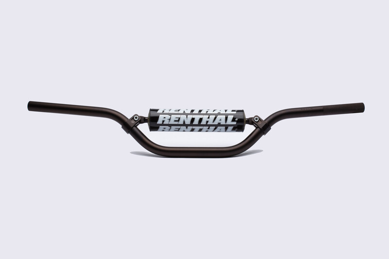 Manillar Renthal negro con protector negro 797-01-BK-08-219
