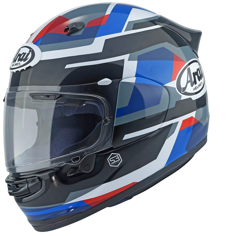 Casco ARAI QUANTIC Abstract - azul Casco ARAI QUANTIC Abstract - azul