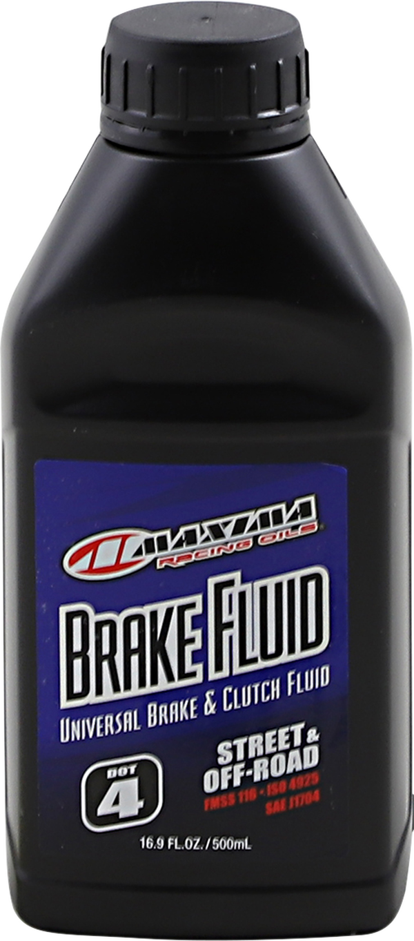 Líquido de frenos MAXIMA RACING OIL
BRAKE FLUID DOT 4 500ML