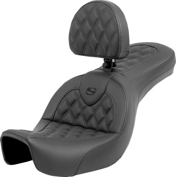 Asiento SADDLEMEN
SEAT ROADSOFA LS WITH BACKREST para Harley Davidson Softail