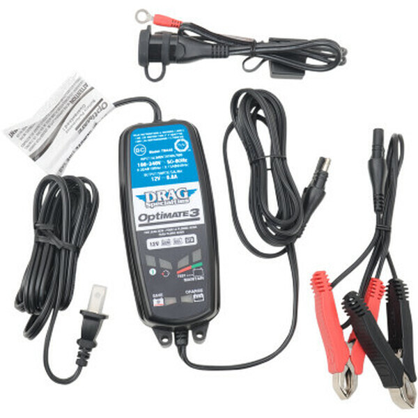Cargador y mantenedor de batería DRAG SPECIALTIES
CHARGER EU OPTIMATE3 DRAG