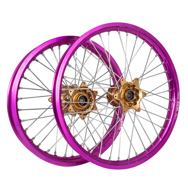 Juego de llantas Racing Team Replica Elite Wheels para Fantic y Yamaha