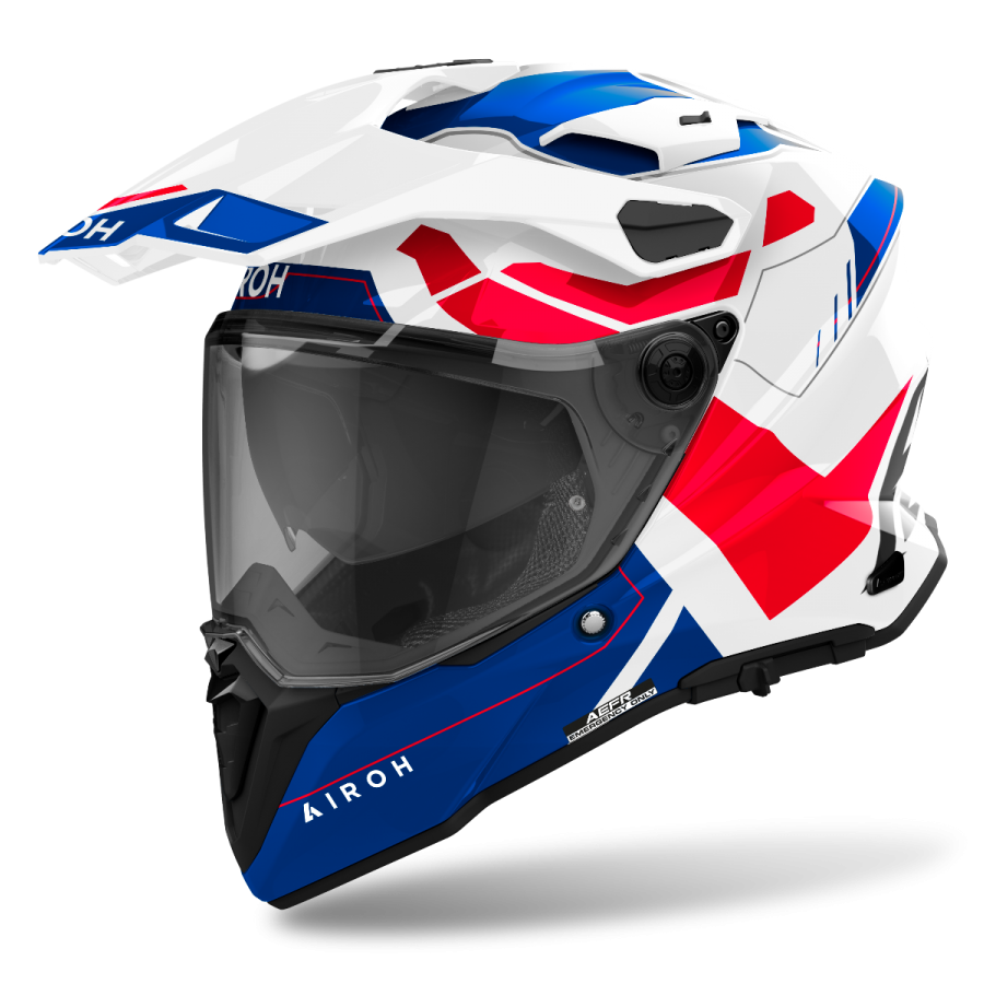 Airoh COMMANDER 2 REVEAL BLUE/RED GLOSS