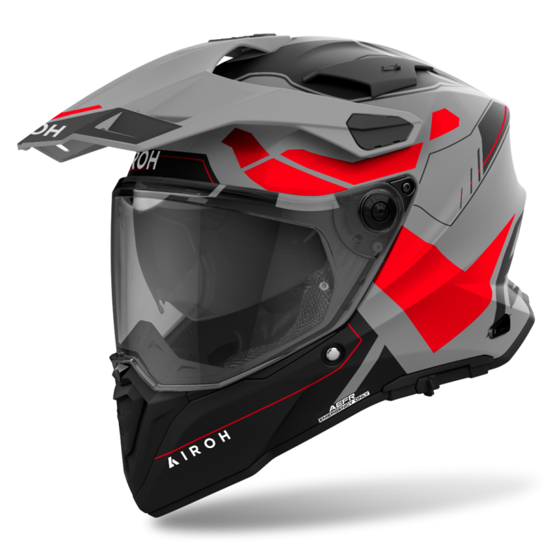Airoh COMMANDER 2 REVEAL RED FLUO MATT