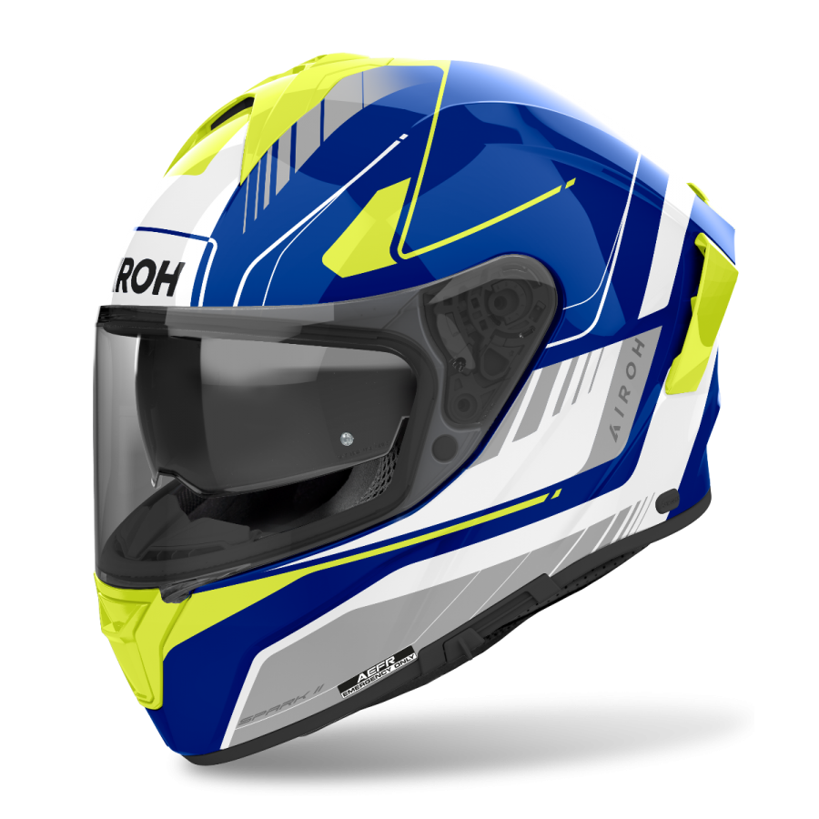 Airoh SPARK 2 CHRONO BLUE/YELLOW GLOSS