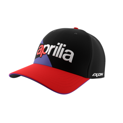 Gorra APRILIA 24 CAP3 BLACK/NEON RED - TU