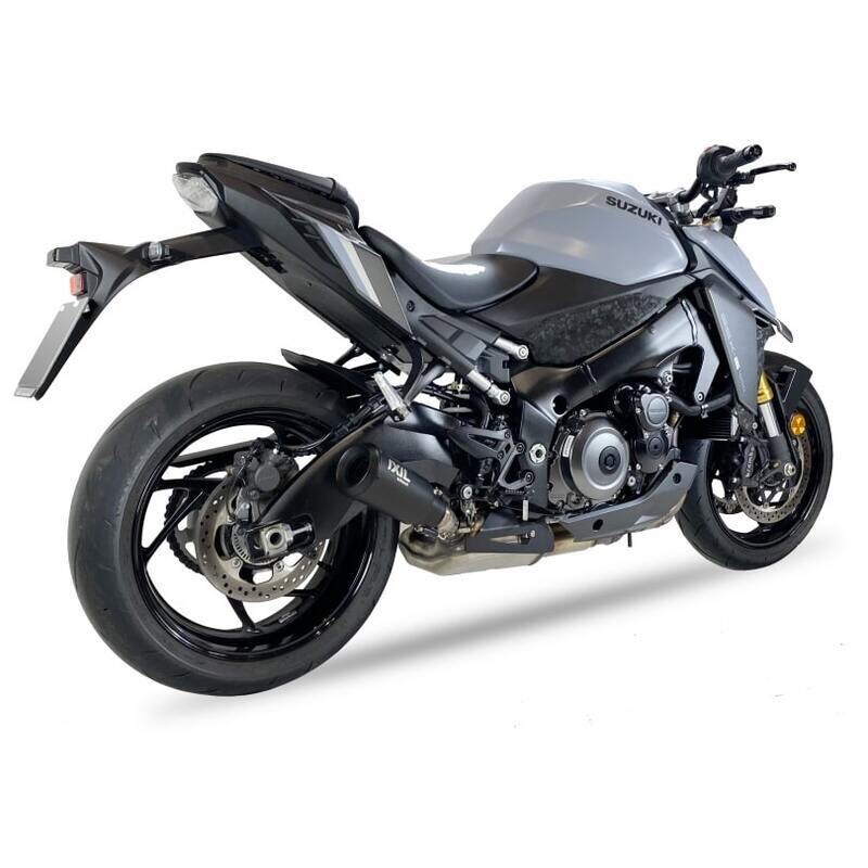 Silenciador IXIL RB Slip-On Race Xtrem - negro Homologado para Suzuki GSX-S 1000