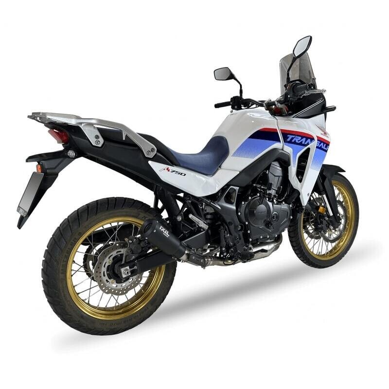 Silenciador IXIL RB Slip-On Race Strem Black Homologado para Honda XL 750 Transalp