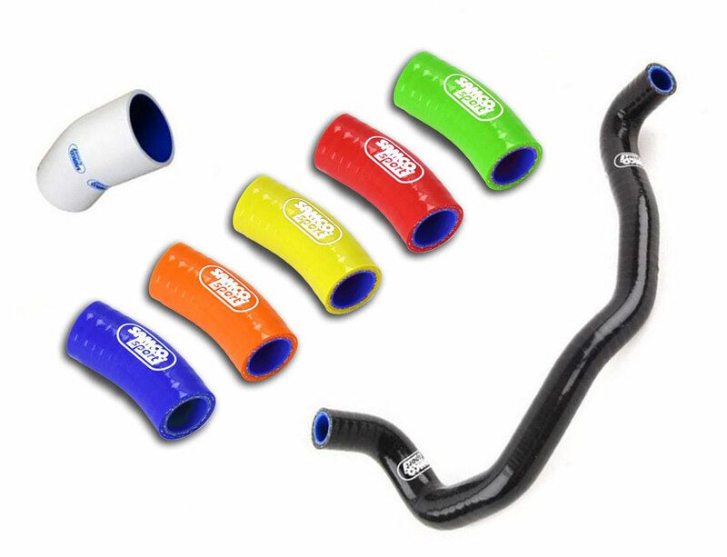 Kit de manguitos de silicona SAMCO tipo OEM color negro - 2pcs - KTM 790 Duke