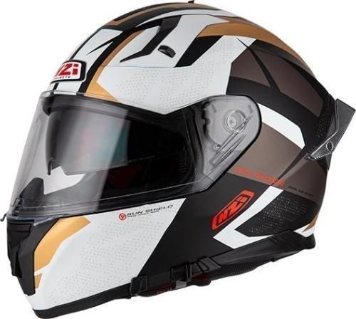 GO RIDER STREAM DUO TRIDENT BLACK&GREY&GOLD MATT