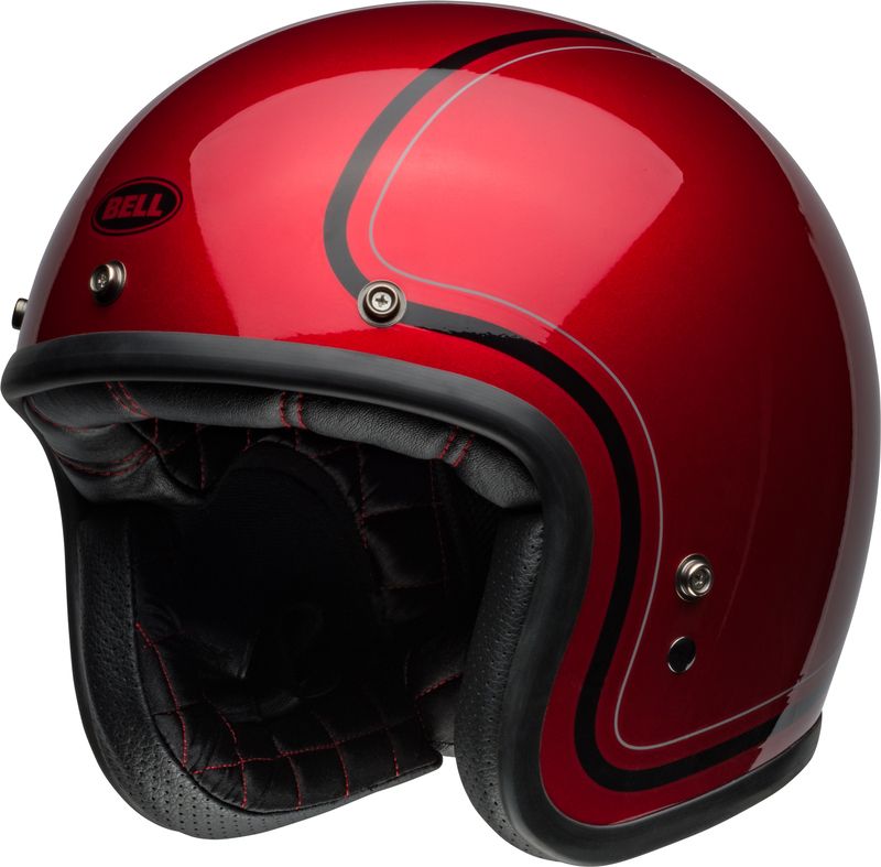 Casco BELL Custom 500 - Chief Gloss Gloss Candy Red