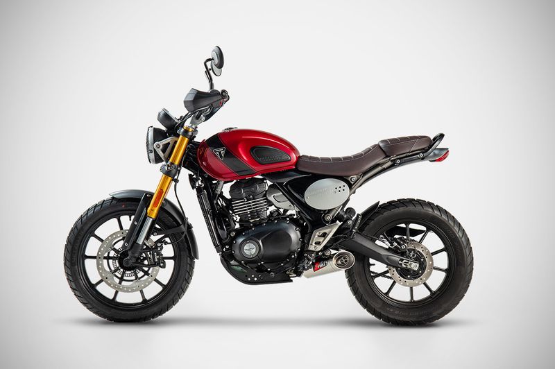Escape Zard para Triumph Scrambler 400 X y Triumph Speed KIT COMPLETO (2024)