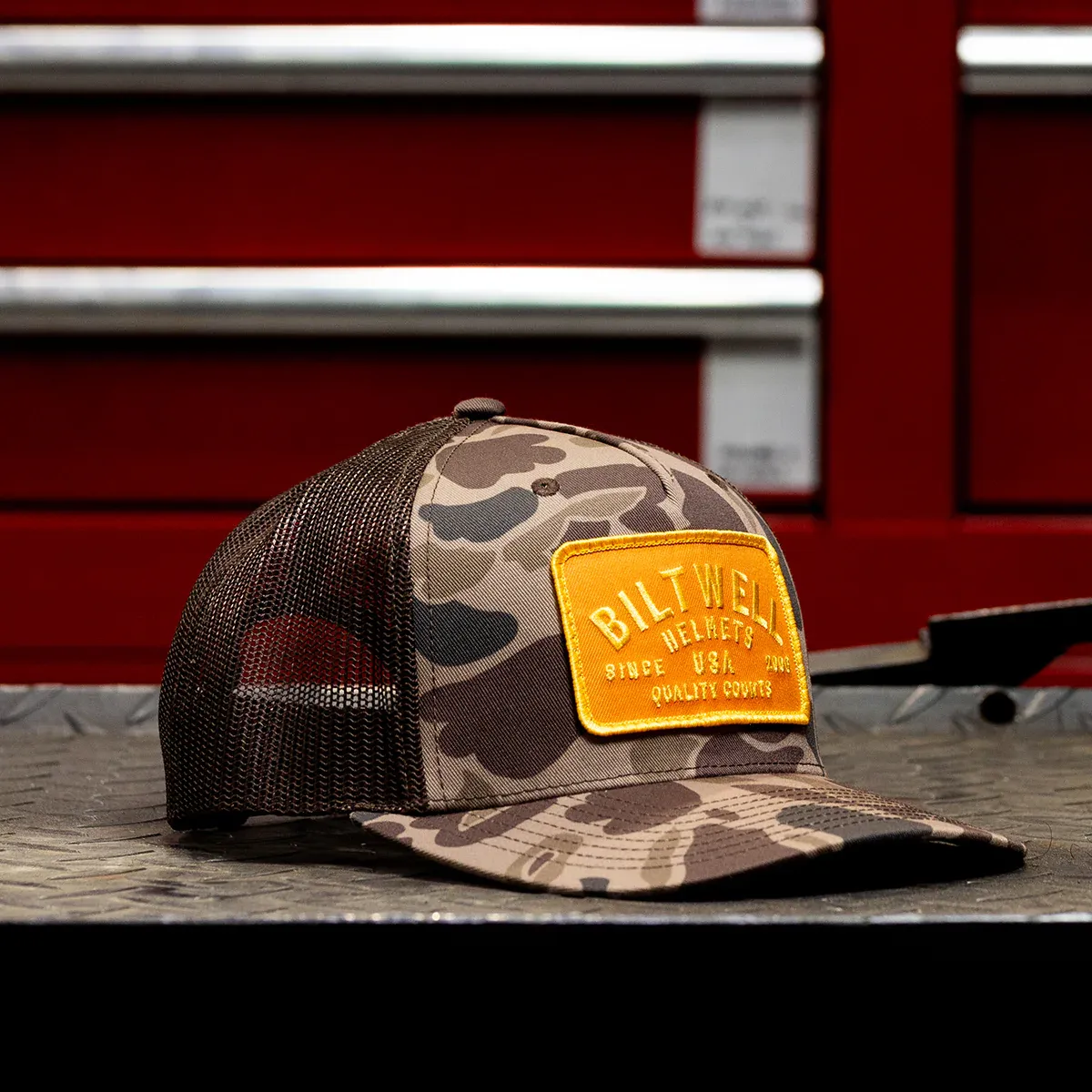 BILTWELL GORRA BARK BROWN CAMO
