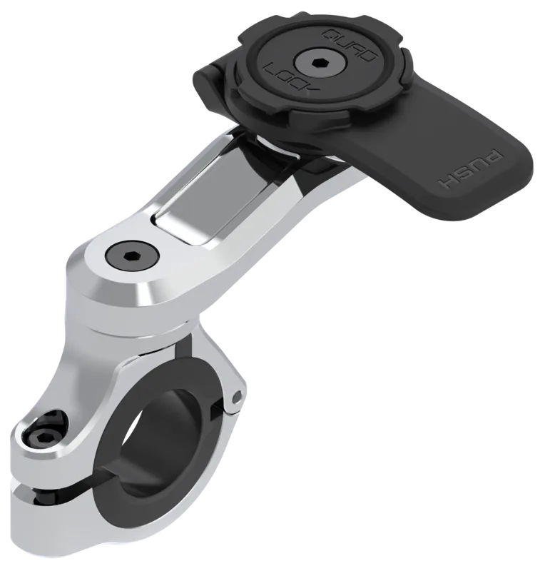 Soporte de smartphone para manillar QUAD LOCK Pro Chrome