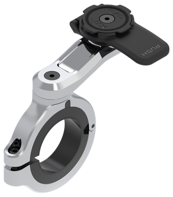 Soporte de smartphone para manillar QUAD LOCK Pro Chrome - Largo Soporte de smartphone para manillar QUAD LOCK Pro Chrome - Largo