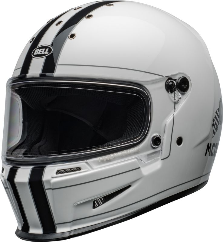Casco BELL Eliminator - Steve McQueen Gloss White