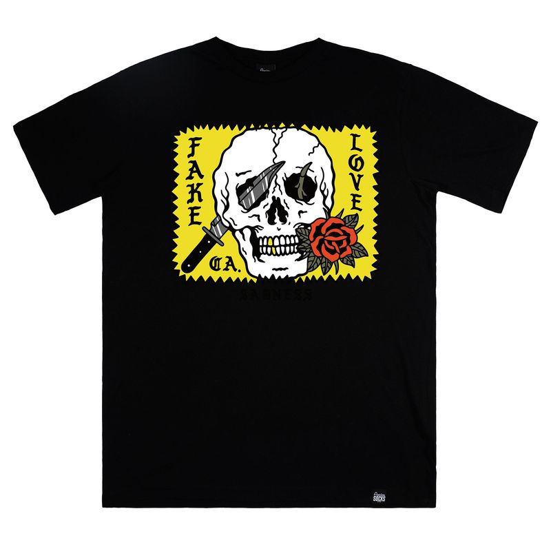 Camiseta American Socks Amor Falso