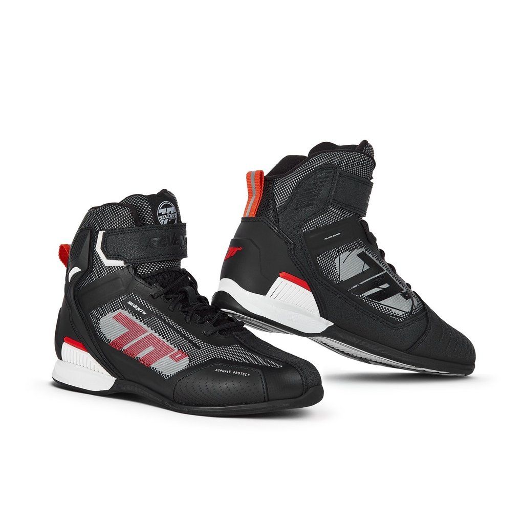 Seventy BOTA SD-BR2 VELOCE NEGRO/ROJO
