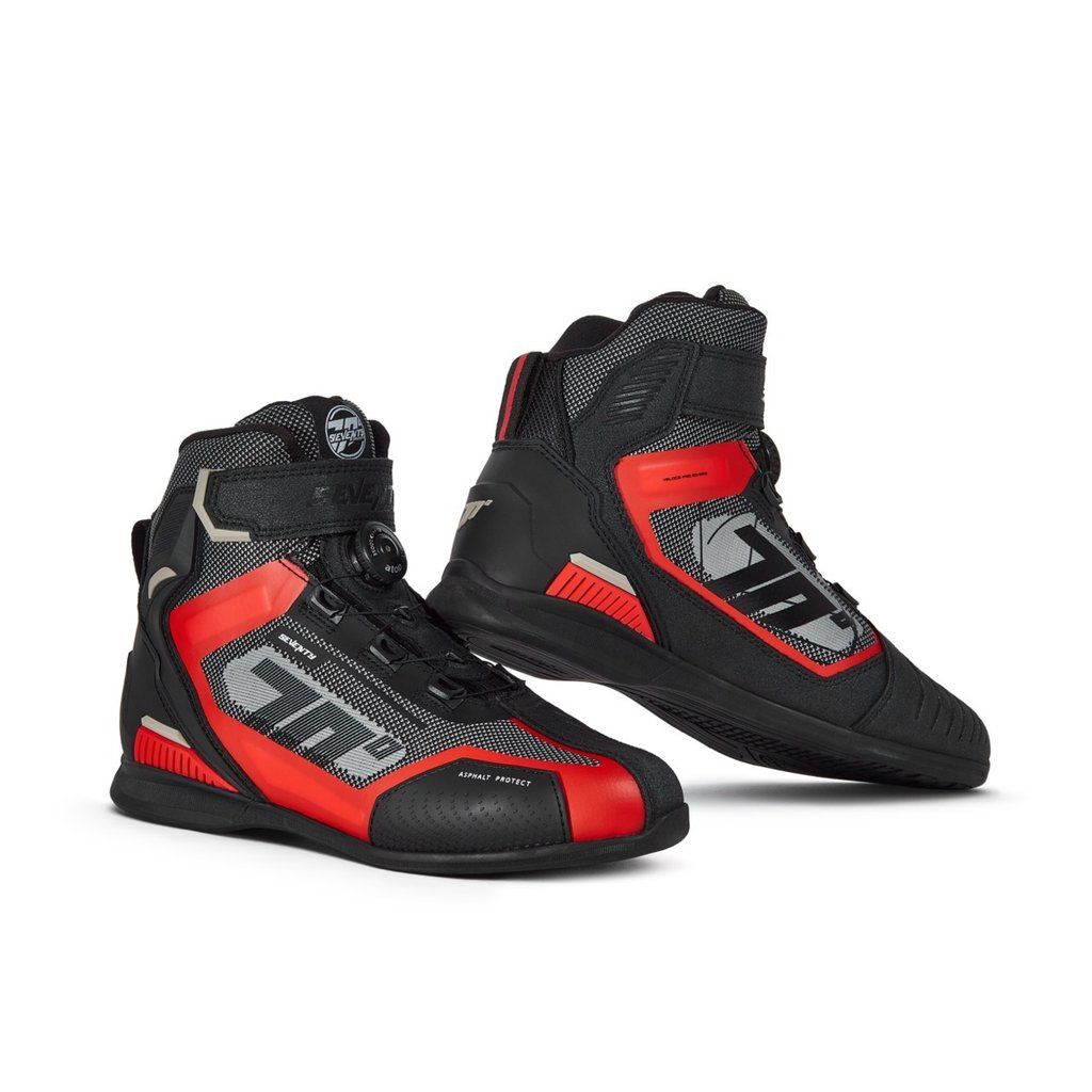 Seventy BOTA SD-BR3 VELOCE PRO NEGRO/ROJO