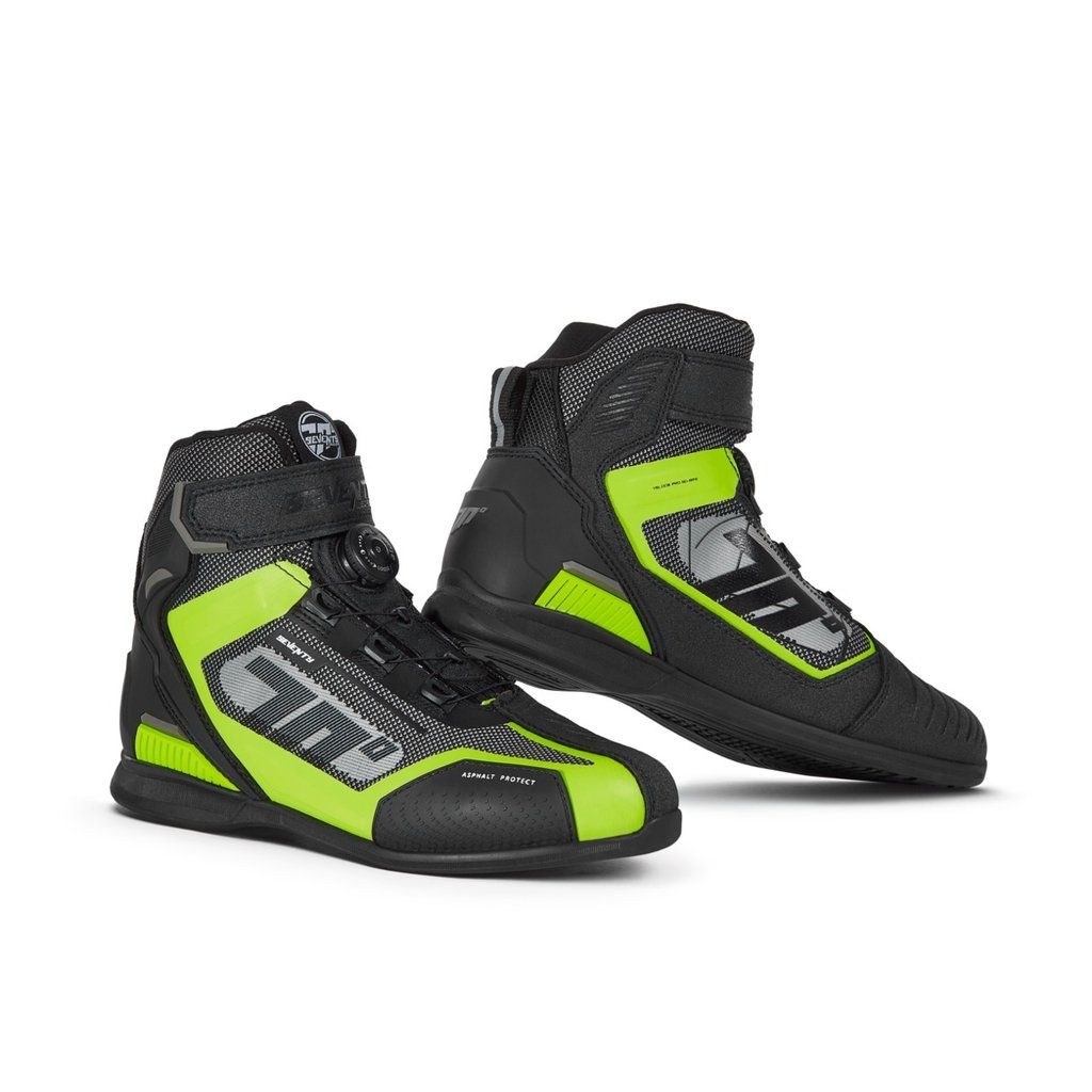 Seventy BOTA SD-BR3 VELOCE PRO NEGRO/AMARILLO FLUOR