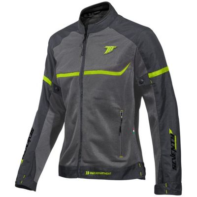 Seventy CHAQUETA SD-JR30.2 MOJAVE VERANO RACING MUJER GRIS/AMARILLO FLUOR