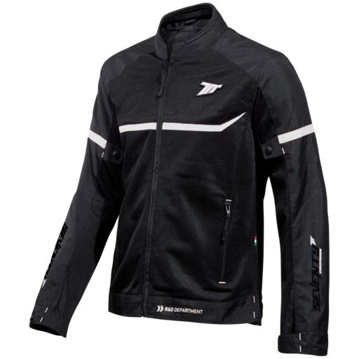 Seventy CHAQUETA SD-JR30.1 MOJAVE VERANO RACING HOMBRE NEGRA/BLANCA