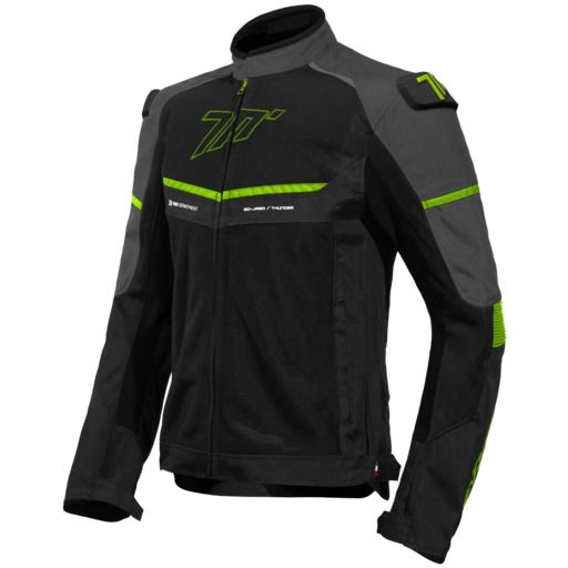 Seventy CHAQUETA SD-JR60 THUNDER HOMBRE NEGRO/GRIS/AMARILLO FLUOR