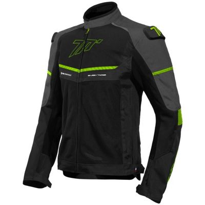 Seventy CHAQUETA SD-JR60 THUNDER HOMBRE NEGRO/GRIS/AMARILLO FLUOR