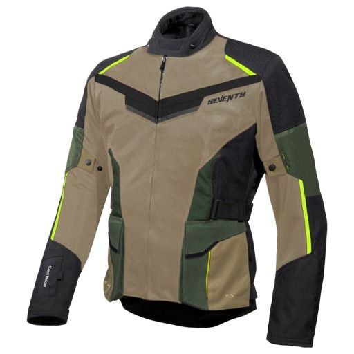 Seventy CHAQUETA SD-JT70 ATACAMA HOMBRE ARENA/VERDE/AMARILLO FLUOR