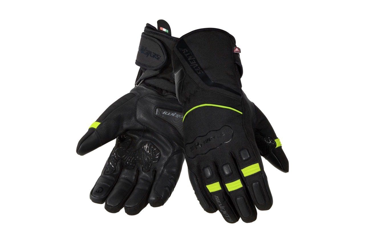 Seventy GUANTE GOBI SD-T7 INVIERNO TOURING HOMBRE NEGRO/AMARILLO FLUOR