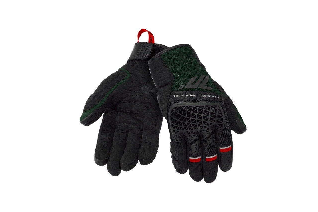 Seventy GUANTE SD-N60 TWO STROKE VERANO UNISEX NEGRO/VERDE/ROJO