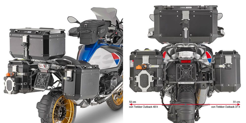 GIVI AdaptadorPortamaletas lateral para maletas Trekker Outback MONOKEY® CAM-SIDE PL5108CAM BMW > R 1250 GS ADVENTURE (19 > 23)