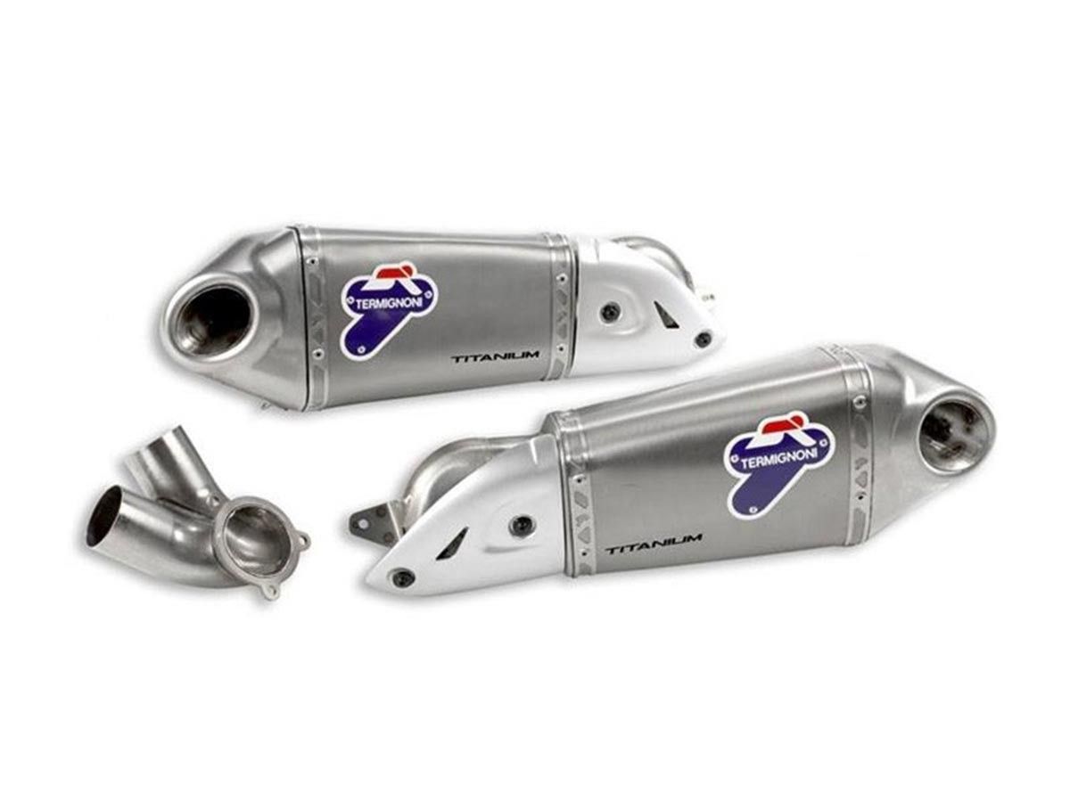026TR - SILENCIADORES RACING DE TITANIO TERMIGNONI DUCATI PANIGALE 899-1199