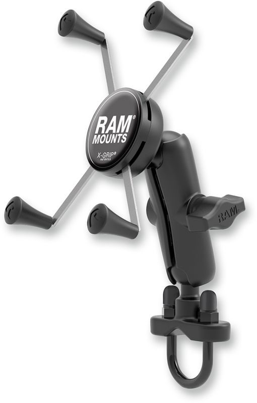 Anclaje al manillar con base con abrazadera «U» y soporte X-Grip® universal RAM MOUNTS
KIT LG XGRIP UBOLT