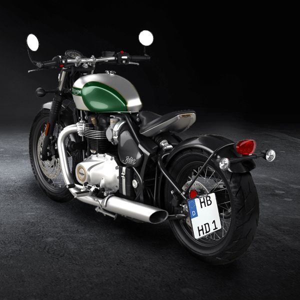 Soportes de matrícula Slip-In HEINZ BIKES para Triumph BONNEVILLE
