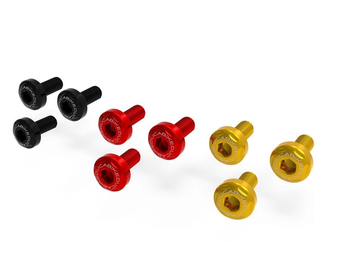 KVT25 - KIT DE TORNILLOS TAPA AMORTIGUADOR DUCATI SFV2, PANIGALE 1199 / 1299 / 899 / 959