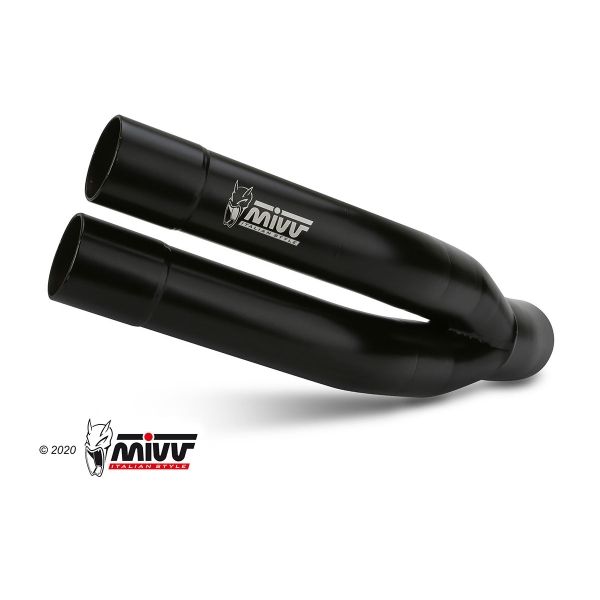 Silenciador Mivv Slip-On Double Gun black Suzuki GSX-R 600 2011-16 / GSX-R 750 2011-17
