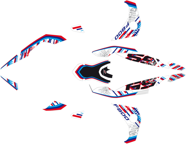Kit adhesivos blanco DECAL KIT BMW F800GS 2008 a 2012