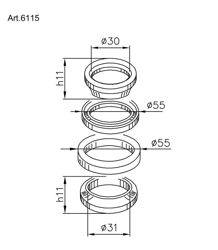 Kit rodamientos de columna de dirección BUZZETTI para T-Max 500 / 530