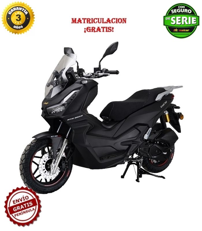 MTR GRAND TOUR 125CC NEGRO MATE