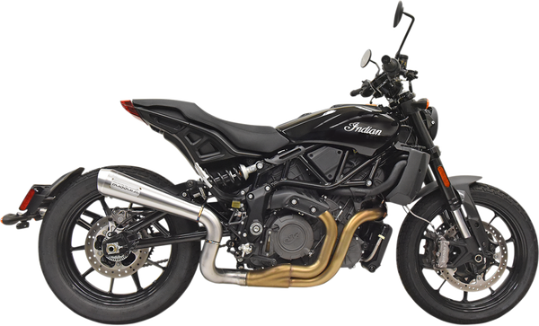 Silenciador corto estilo megáfono de 4" BASSANI XHAUST MUFFLER INDIAN FTR 1200 LOW MNT