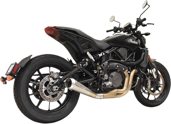 Silenciador corto estilo megáfono de 4" BASSANI XHAUST MUFFLER INDIAN FTR 1200 LOW MNT