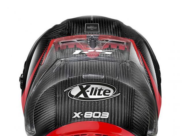 SPOILER AERODINÁMICO TRANSPARENTE CASCOS X-LITE X-803 RS ULTRA CARBON