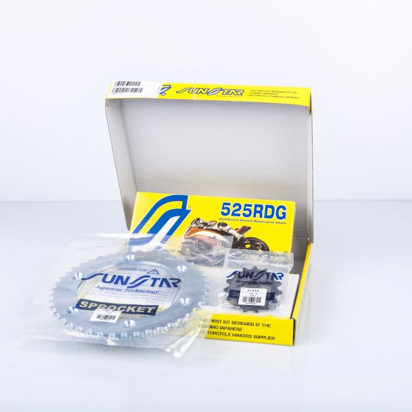 Kit de transmisión SUNSTAR SPROCKETS
CHAIN KIT STEEL STD YAMAHA MT07 / TRACER 14-17