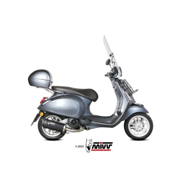 Escape Mivv Full system 1x1 Mover black Piaggio Vespa Primavera 150 2021-24