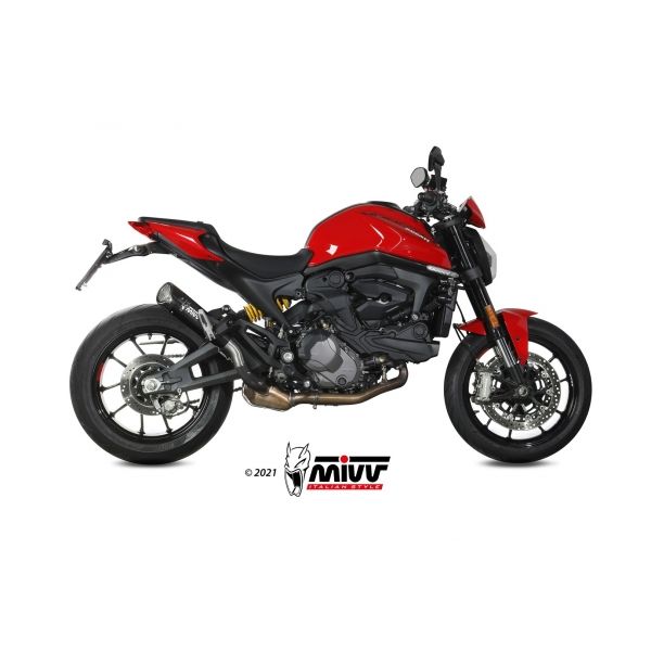 Escape Mivv Slip-On X-M5 black Ducati Monster 2021-25