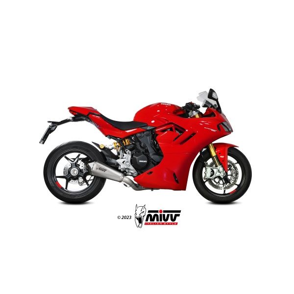 Escape Mivv Slip-On Delta Race St. Steel Ducati Supersport 950 / S 2021-24